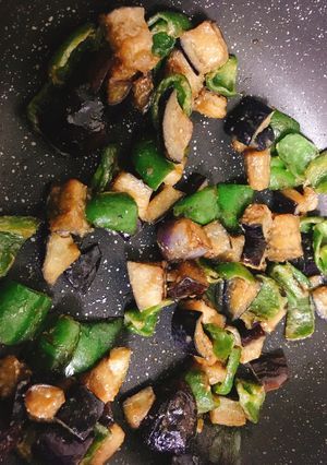 ささっと！茄子とピーマンの味噌炒め-レシピのメイン写真