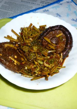 パクチーの醤油麹漬けのタパス-レシピのメイン写真
