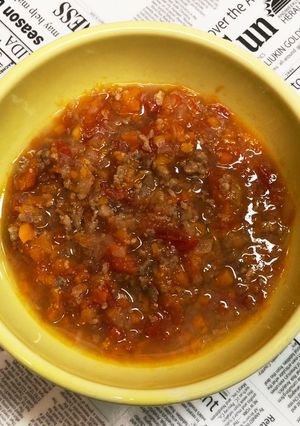 離乳食後期 トマトで作るミートソース-レシピのメイン写真