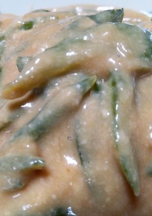 おつまみに♪簡単♪セロリの味噌酒粕和え-レシピのメイン写真