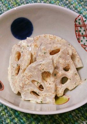 レンコンの明太子マヨネーズヨーグルト和え-レシピのメイン写真