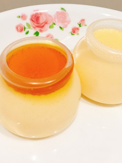 レンジで簡単!卵ぷりん♡Hotでも-レシピのメイン写真