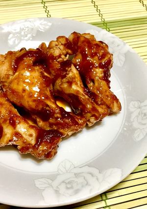 手羽元で洋風照り焼きチキン-レシピのメイン写真