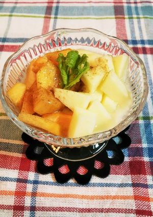 ＊.｡.＊秋色ヨーグルト＊.｡.＊-レシピのメイン写真