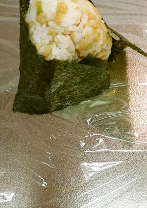 しらす揚げ玉お結び-レシピのメイン写真