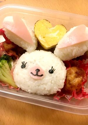 うさぎのモフィーキャラ弁-レシピのメイン写真