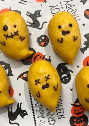 冷めても超しっとり♡おばけスイートポテト-レシピのメイン写真