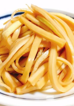 放置で簡単！大根の皮のポン酢カリカリ漬-レシピのメイン写真