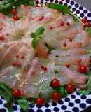白身魚のカルパッチョ◇ミント風味
