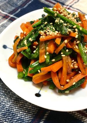 ちゃちゃっと炒めほうれん草ナムル-レシピのメイン写真