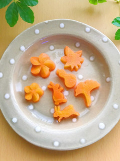 にんじんのだし煮*お弁当の飾りに♪-レシピのメイン写真