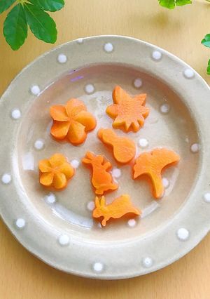 にんじんのだし煮＊お弁当の飾りに♪-レシピのメイン写真