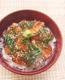 冷やし漬け茶漬け✤まぐろ漬けをアレンジ