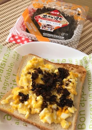子供も喜ぶ!タルタル昆布トースト-レシピのメイン写真