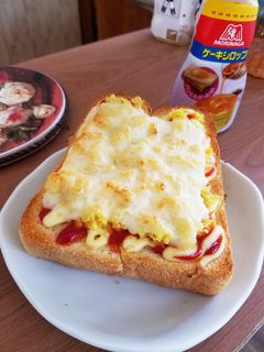 さつまいもピザトースト-レシピのメイン写真