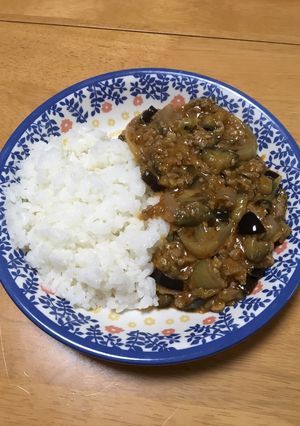 ナスの味噌炒め丼-レシピのメイン写真
