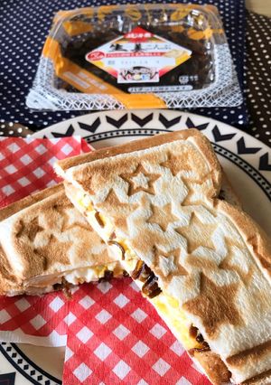 とろとろシャキっ！生姜香るホットサンド-レシピのメイン写真