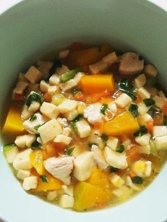 離乳食!高野豆腐とかぼちゃのとろとろ煮-レシピのメイン写真