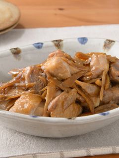 鶏肉とごぼうの甘辛炒め煮-レシピのメイン写真