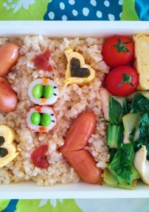 初めてのキャラ(?)弁-レシピのメイン写真