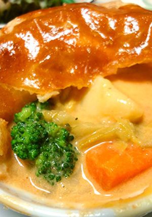 野菜ジュースシチューのパイ包み-レシピのメイン写真