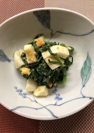 にらとゆで卵のみそ和え-レシピのメイン写真