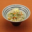 かぶの葉とじゃことにんじんの炊き込みご飯