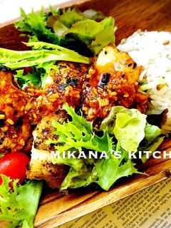 パリパリチキンのピリ辛ネギソース♪♪-レシピのメイン写真