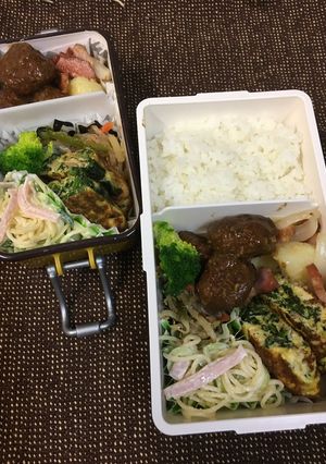 2人分弁当 20181031-レシピのメイン写真