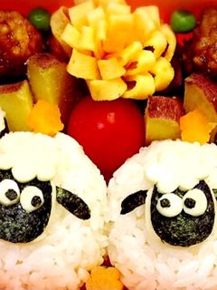 簡単キャラ弁☆ひつじのショーン-レシピのメイン写真