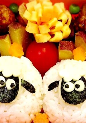 簡単キャラ弁☆ひつじのショーン-レシピのメイン写真