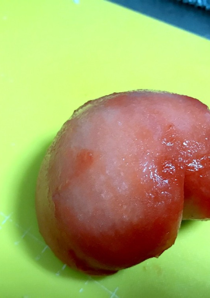 激簡単！お湯いらず！冷凍トマトの皮むき-レシピのメイン写真