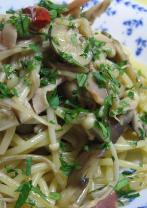 キノコ三昧パスタ-レシピのメイン写真