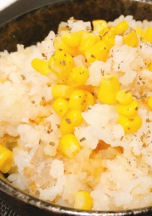 一人暮らしの簡単ポテトコーンごはん-レシピのメイン写真