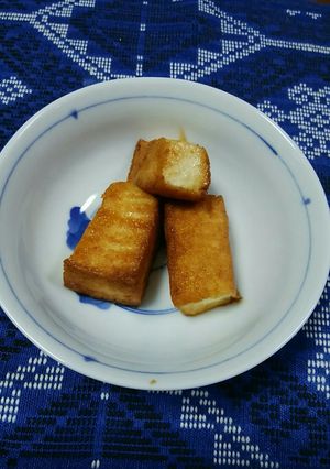 厚揚げそのまま焼き　焼肉のたれ味-レシピのメイン写真