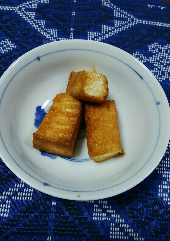厚揚げそのまま焼き　焼肉のたれ味-レシピのメイン写真