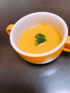 寒くなったらこれ!簡単かぼちゃのスープ♪-レシピのメイン写真