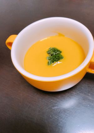 寒くなったらこれ！簡単かぼちゃのスープ♪-レシピのメイン写真
