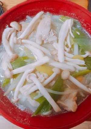 鍋キューブの簡単煮込みうどん-レシピのメイン写真