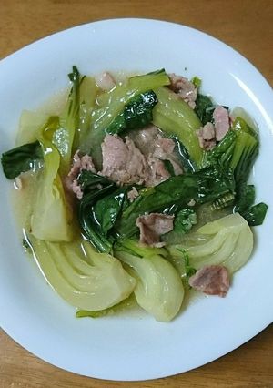 チンゲン菜のスープ煮-レシピのメイン写真