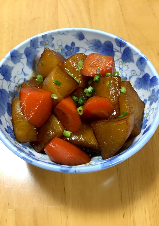 簡単、節約、コクうま！大根と人参の煮物-レシピのメイン写真