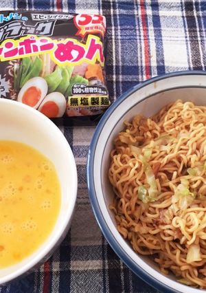 イトメンチャンポンめんで汁無しつけ麺風-レシピのメイン写真
