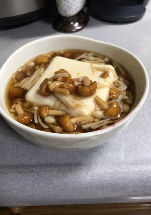 きのこあんかけ豆腐-レシピのメイン写真