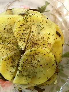 レンジで!ポテトときのこのミルフィーユ-レシピのメイン写真