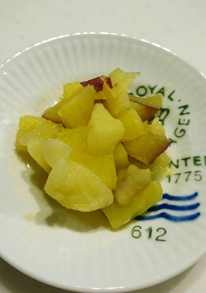 ベビーおやつ♡さつま芋とりんごの甘煮-レシピのメイン写真