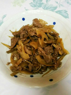牛肉とれんこんとごぼうのしぐれ煮-レシピのメイン写真