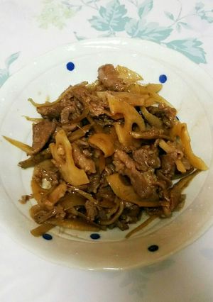 牛肉とれんこんとごぼうのしぐれ煮-レシピのメイン写真