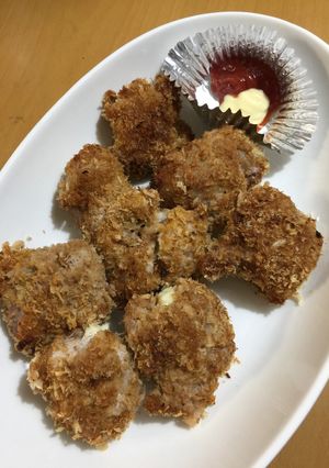 魚焼きグリルで揚げないチーズとんかつ-レシピのメイン写真