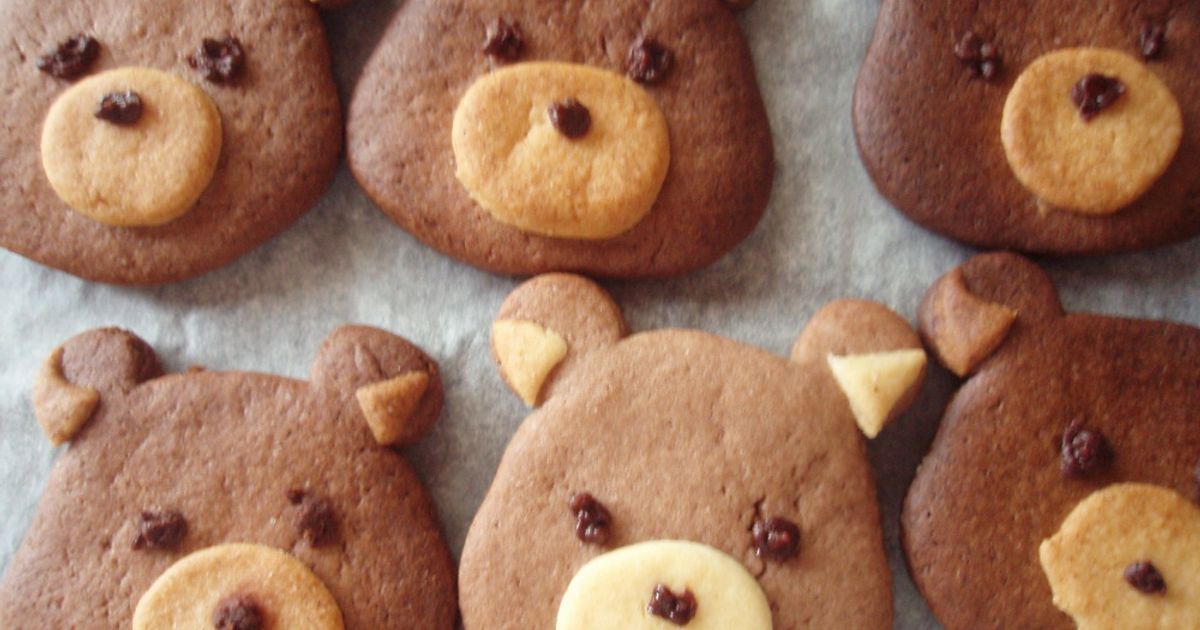 くまさんクッキー by えりんぱん 【クックパッド】 簡単おいしい