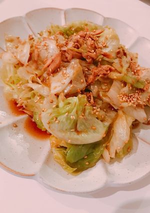 簡単やみつき！レタスとツナのホットサラダ-レシピのメイン写真